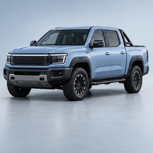 Illustrative pickup in a studio; placeholder, not the listed vehicle
