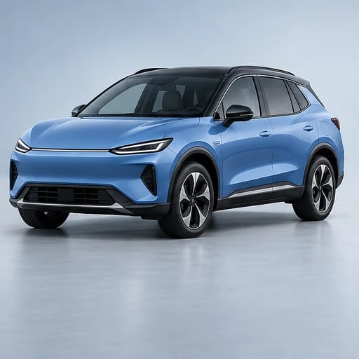Illustrative crossover in a studio; placeholder, not the listed vehicle